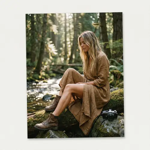 Blonde 20-Year-Old Woman Masterpiece Photography | Analog Realism