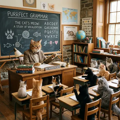 Teacher Cat: Learning with Feline Friends