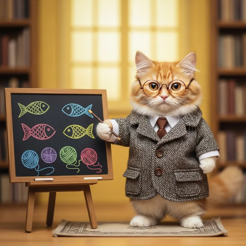 Teacher Cat: Learning with Feline Friends