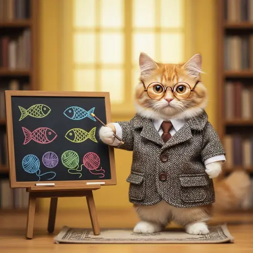 Teacher Cat: Learning with Feline Friends