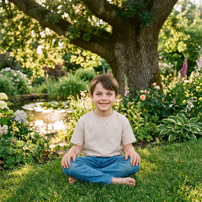 8-Year-Old Boy with Stunning Green Eyes 8-Year-Old Boy with Stunning Green Eyes