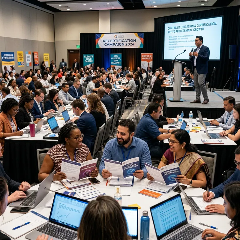 Realistic Recertification Campaign: Promoting Continued Learning