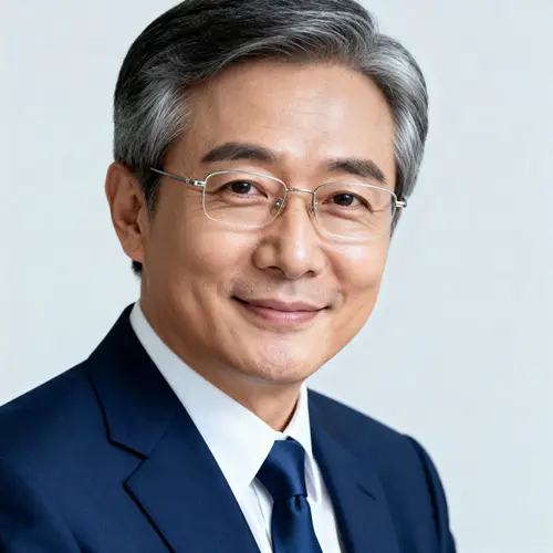 Professional Headshot of a Mature East Asian Man