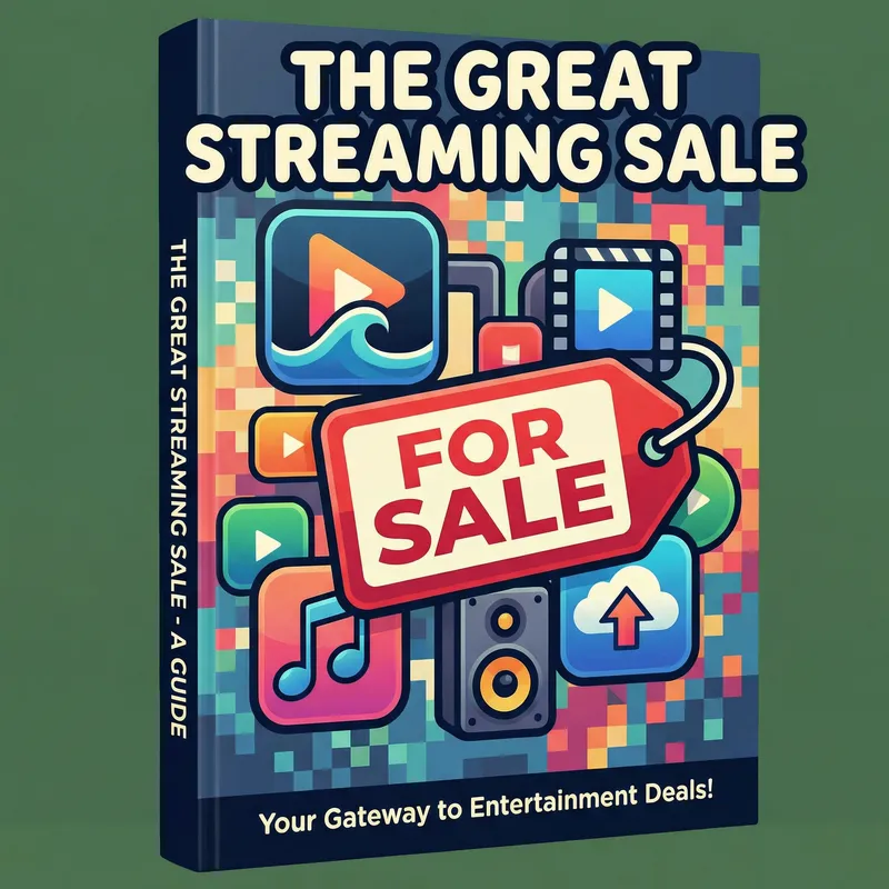 Buy Streaming Service Accounts Book Cover Design for Sale