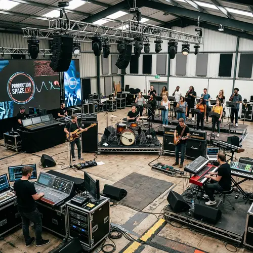 Professional Music Production Space Setup