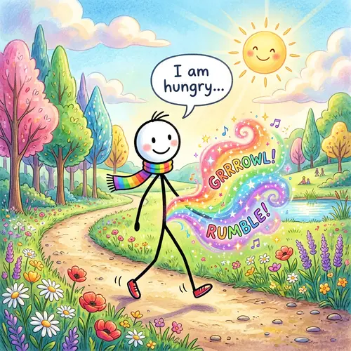 Dreamy Park Adventures: The Hungry Stick Figure