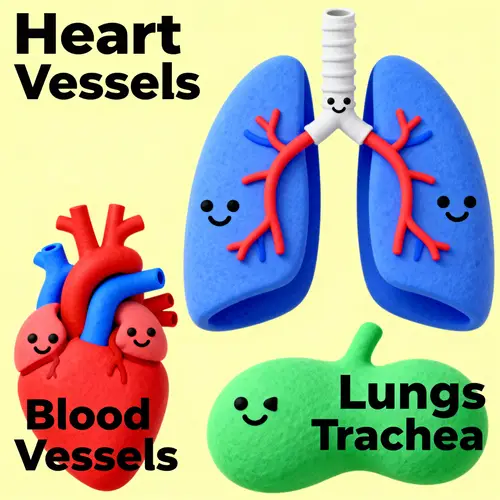 Human Circulatory and Respiratory System for Kids