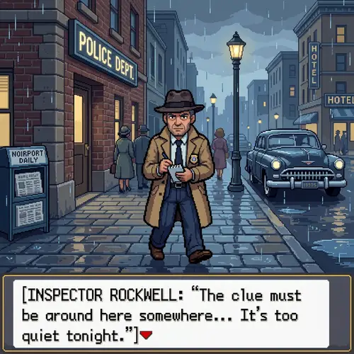 1950s Police Inspector Game Boy Advance Character