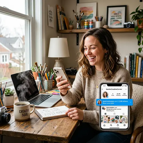 Happy Self-Employed: Joy & Success on Instagram