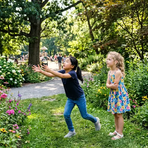 Capturing Scene with Two Determined Girls