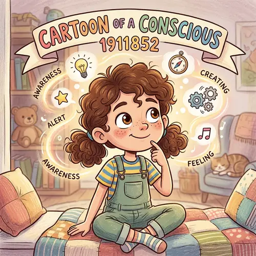 Cartoons of a Conscious Mind