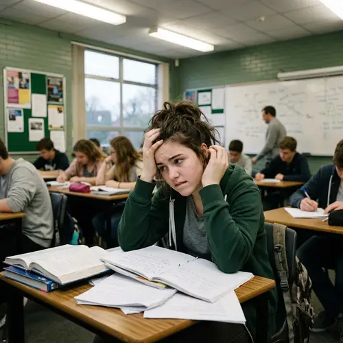 Frustrated Student in School: Overcoming Challenges