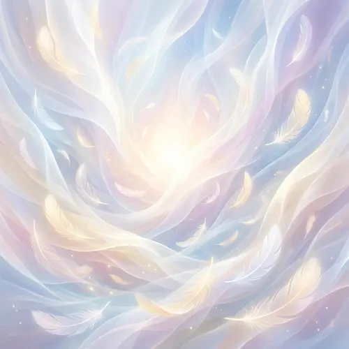 Abstract Representation of Divine Grace - Serene Spiritual Setting