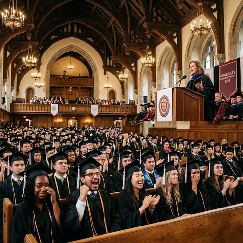 Emotional Graduation Ceremony Speech by Diverse Graduates