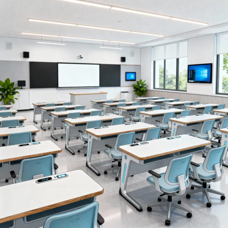 Modern Classroom Design for 25 Students