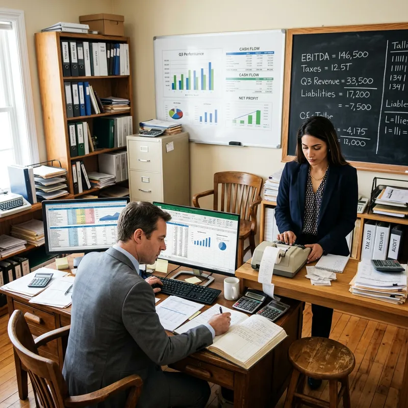 Professional Bookkeeping and Accounting Services | Office Scene with Financial Professionals Professional Bookkeeping and Accounting Services | Office Scene with Financial Professionals