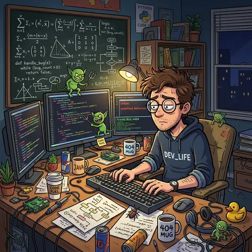 Funny Software Developer Cartoon Humor