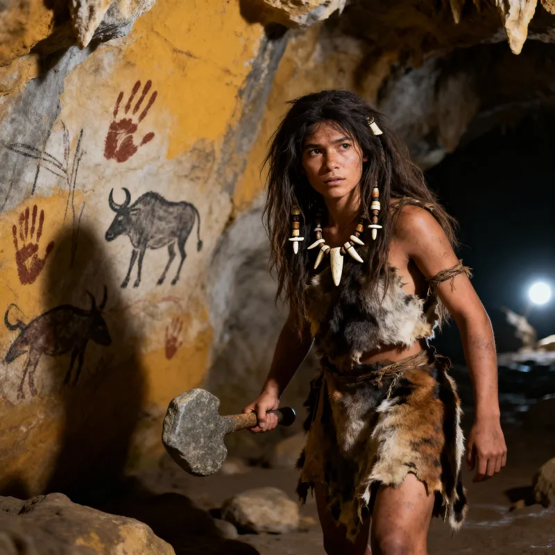 Transform into a Cave Girl with Unique Style