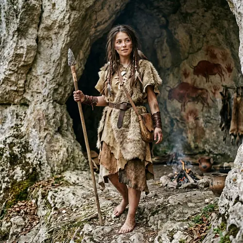 Transform into a Cave Girl with Unique Style