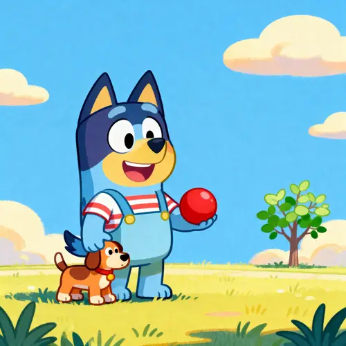 Arujuna Photo for Kids Inspired by Bluey