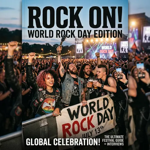 Rockers Celebrate World Rock Day - Real Images