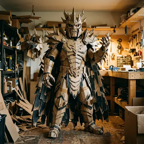 Create a Villain Costume from Cardboard