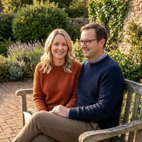 Fused Portraits: Two People Side by Side