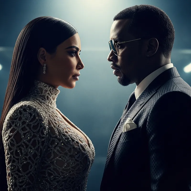 Kim Kardashian vs. P. Diddy: Cinematic Showdown Kim Kardashian vs. P. Diddy: Cinematic Showdown