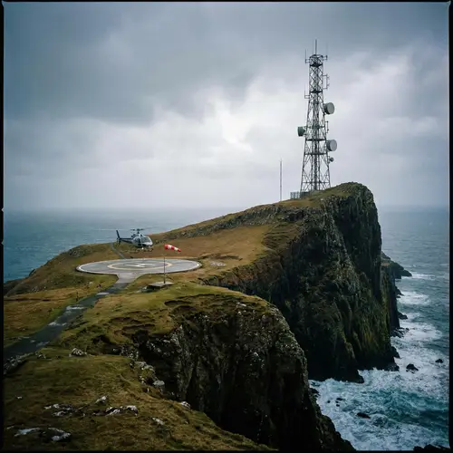Stunning Cliff View with Heli Pad and Radio Mast
