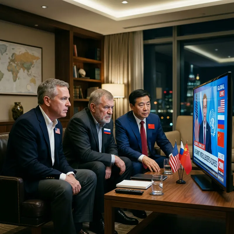Global Leaders Watching the News Global Leaders Watching the News