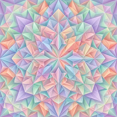 Mesmerizing Origami Pattern - Digital Art & Design