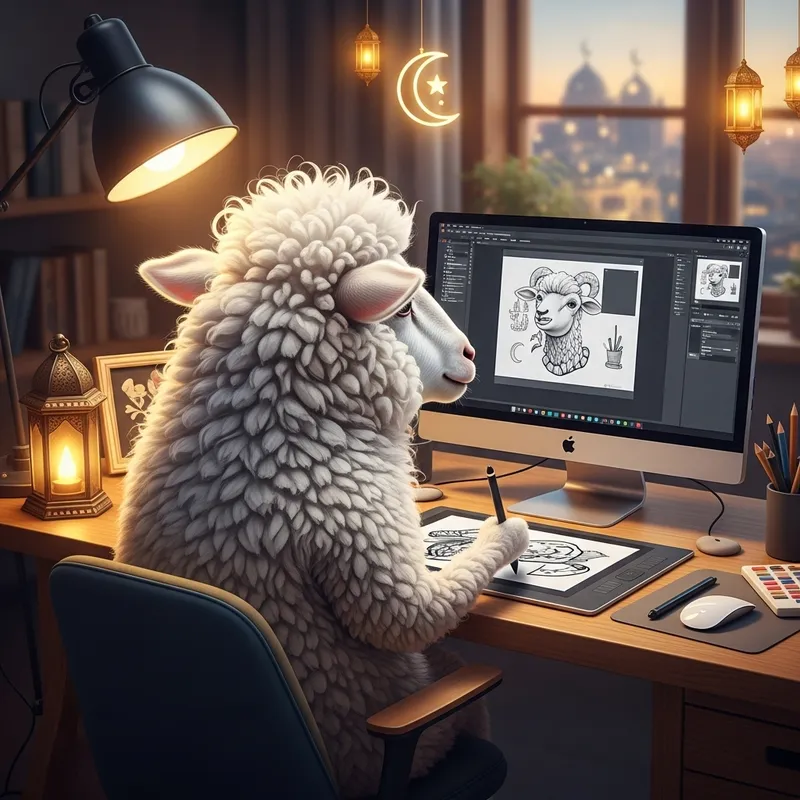 Creative Sheep at Work – Digital Art Inspiration Creative Sheep at Work – Digital Art Inspiration