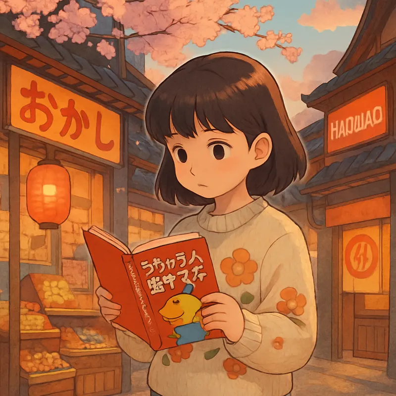 Whimsical Studio Ghibli-Style Anime Scene