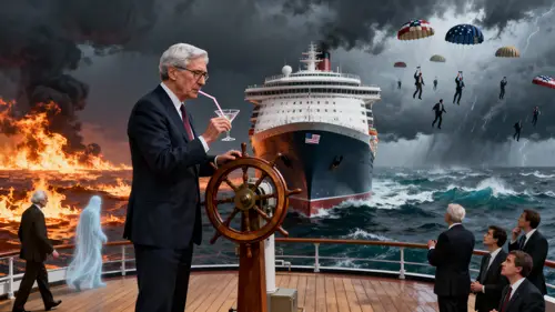 Surreal Financial Scene: Jay Powell's Fragile Control