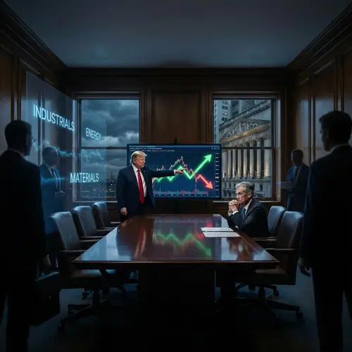 High-Stakes Financial Tensions in Dimly Lit Boardroom