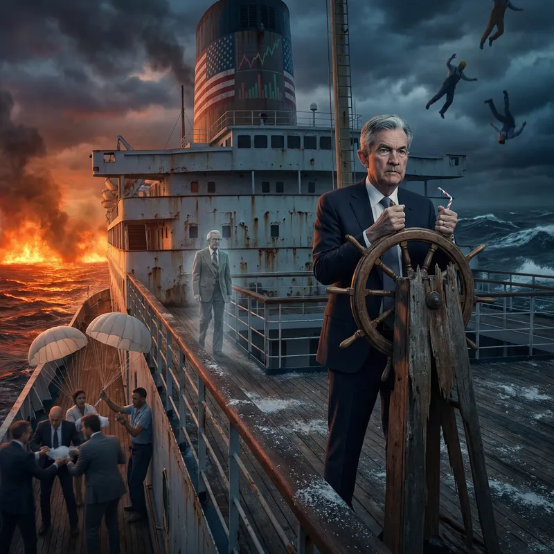 Surreal Financial Scene: Jay Powell's Fragile Control