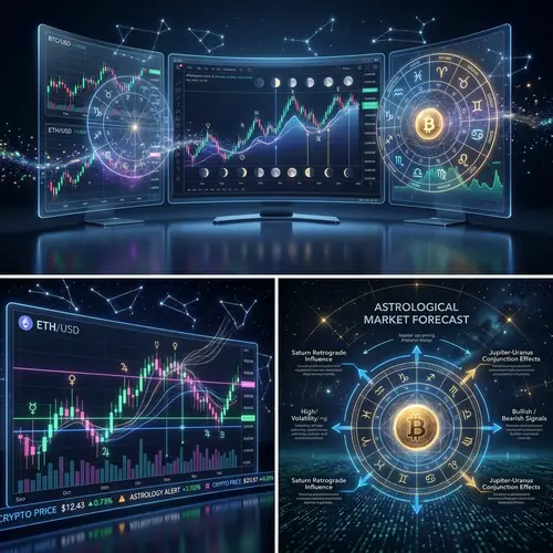 Crypto-Astrology Video Thumbnail Design Ideas