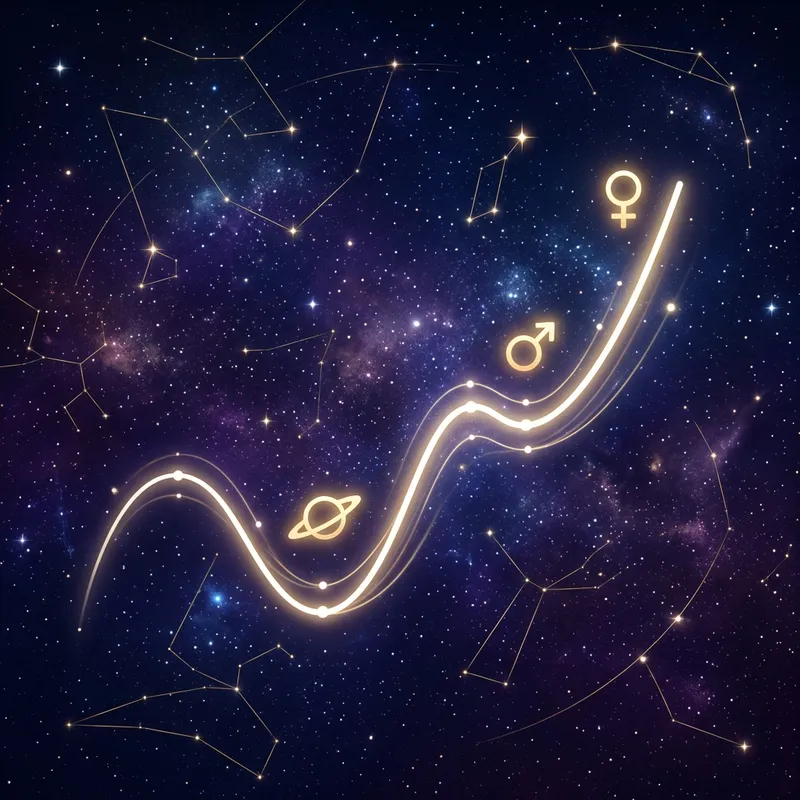 Minimalist Cryptocurrency Market Forecast Visual