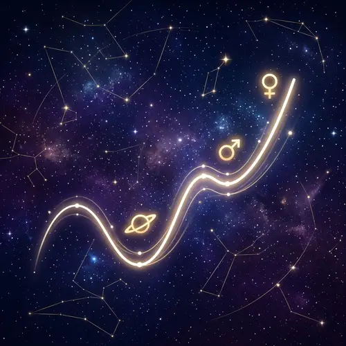 Minimalist Cryptocurrency Market Forecast Visual