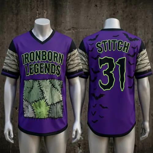 Halloween Baseball Jersey - Ironborn Legends