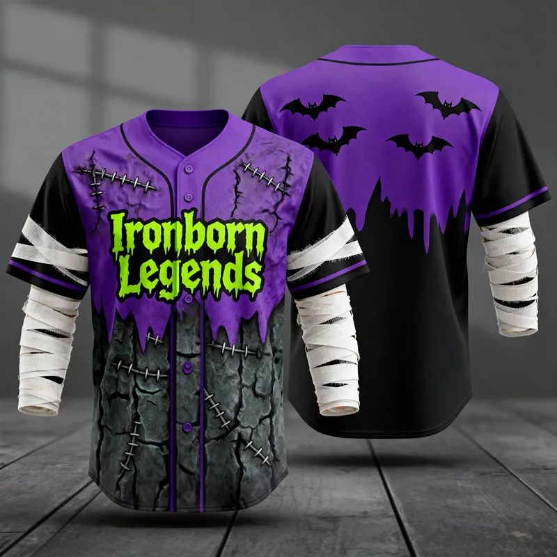 Halloween Baseball Jersey - Ironborn Legends