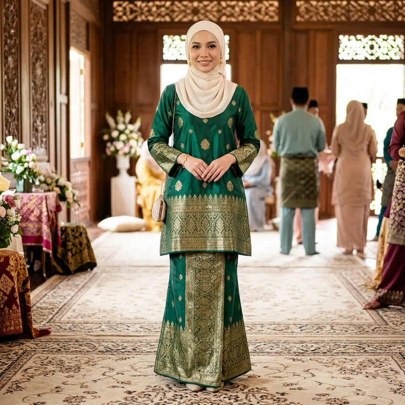 Stylish Baju Kurung: Traditional Wear