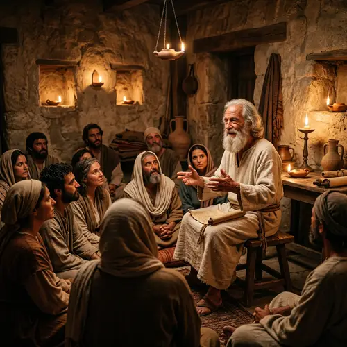 Elder Apostle John in Ephesus - Cinematic Art