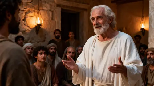 Elder Apostle John in Ephesus - Cinematic Art