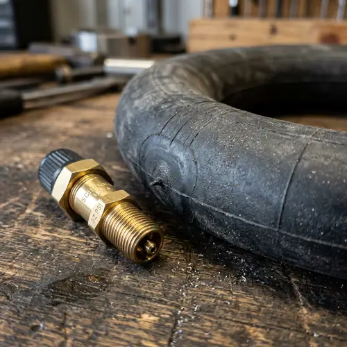 Tire Valve for Pneumatic Tires and Air Chambers