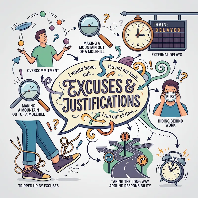 Escusas Concept | Linguistic Symbols & Metaphors