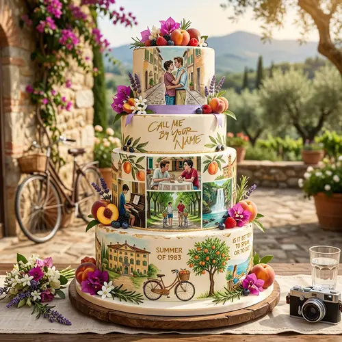 Call Me By Your Name Themed Cake Designs