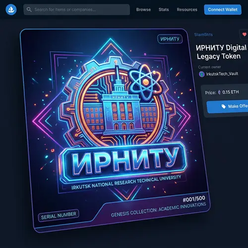 Unique NFT Artwork: ИРНИТУ Design