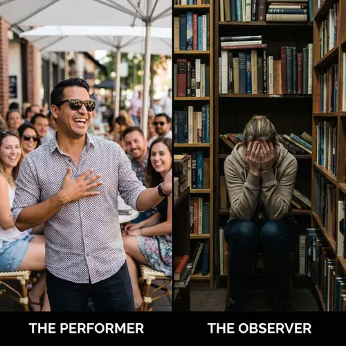 Contrasting Emotions: Narcissism vs. Self-Doubt