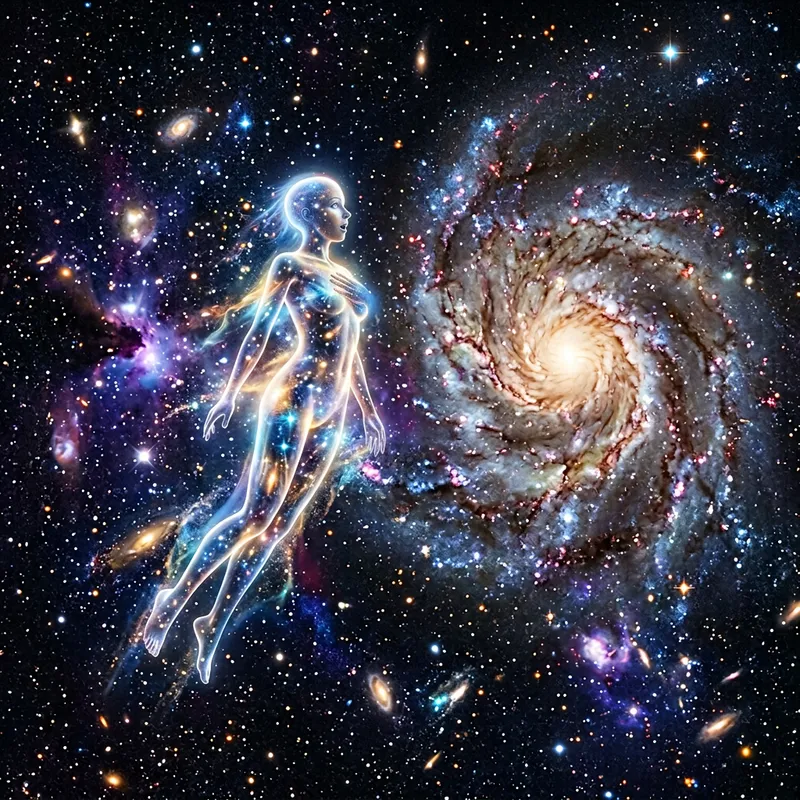 Human Soul in Space: A Mystical Journey